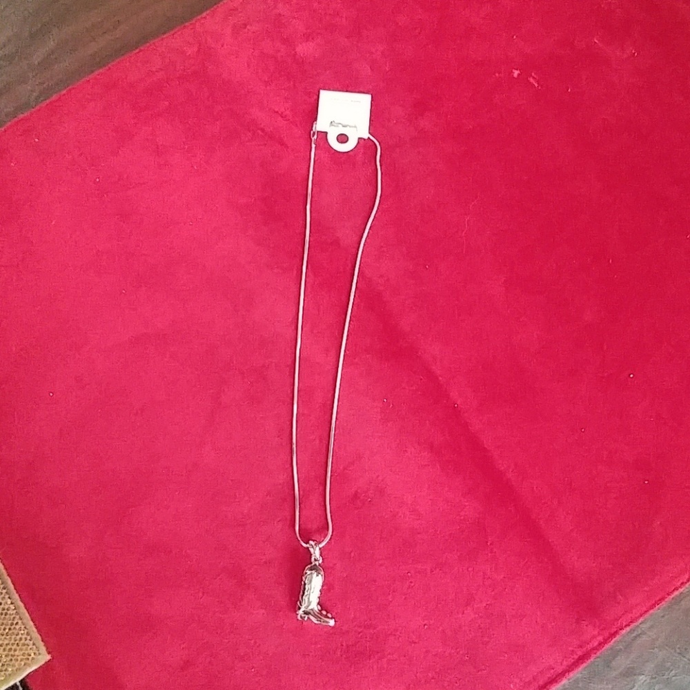 Cowboy Boot Necklace